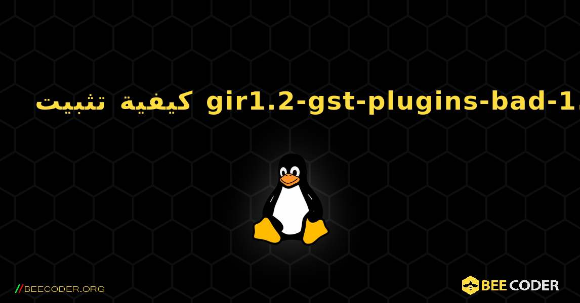 كيفية تثبيت gir1.2-gst-plugins-bad-1.0 . Linux