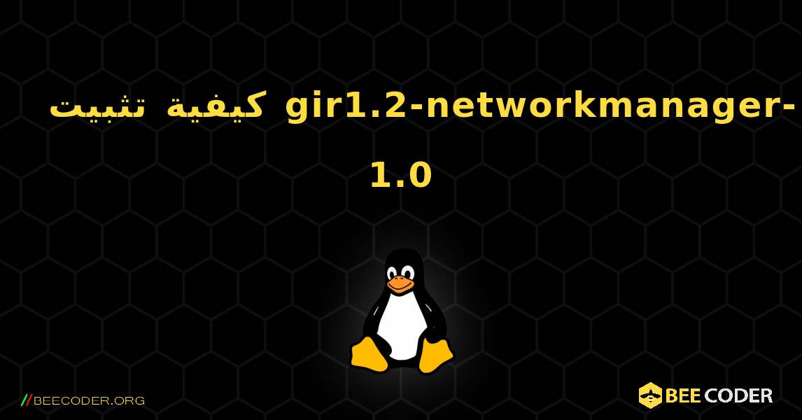 كيفية تثبيت gir1.2-networkmanager-1.0 . Linux