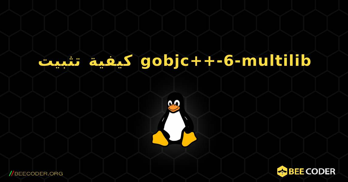 كيفية تثبيت gobjc++-6-multilib . Linux