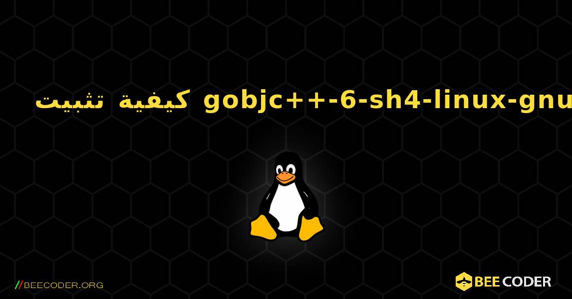كيفية تثبيت gobjc++-6-sh4-linux-gnu . Linux