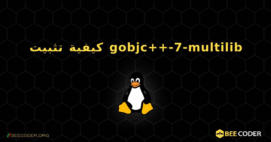 كيفية تثبيت gobjc++-7-multilib . Linux
