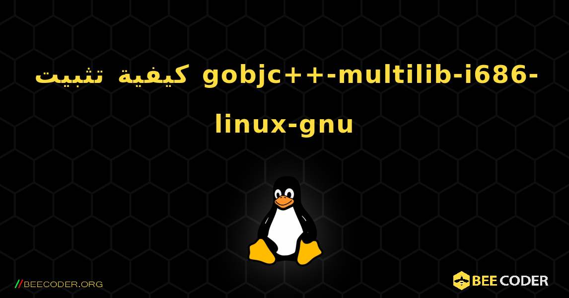 كيفية تثبيت gobjc++-multilib-i686-linux-gnu . Linux