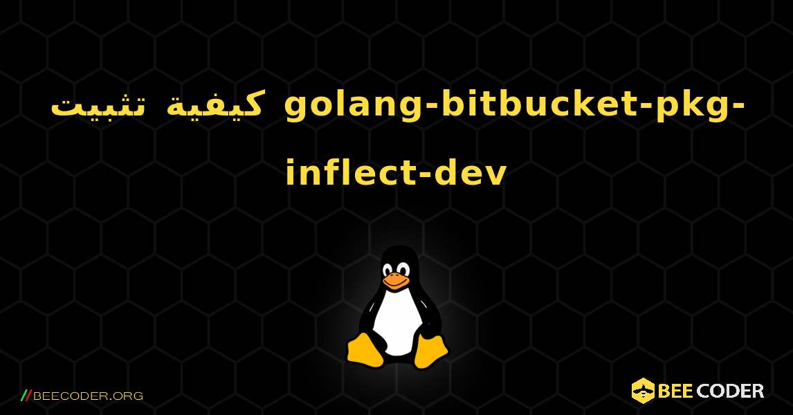 كيفية تثبيت golang-bitbucket-pkg-inflect-dev . Linux