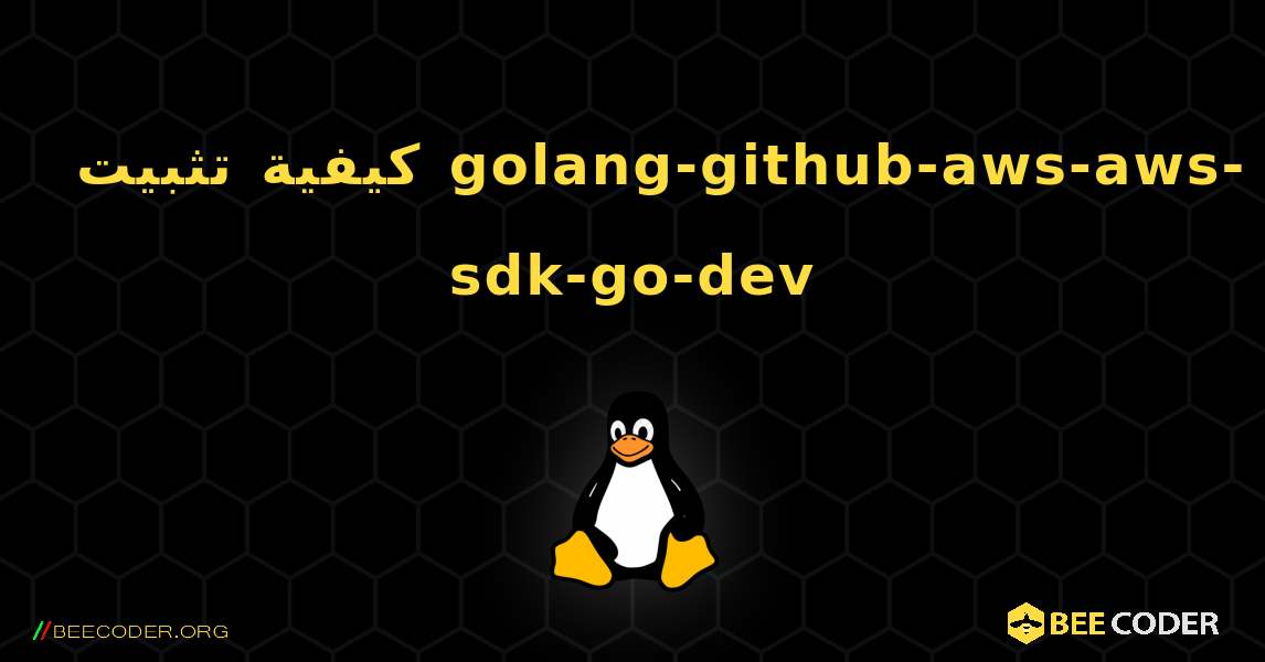 كيفية تثبيت golang-github-aws-aws-sdk-go-dev . Linux