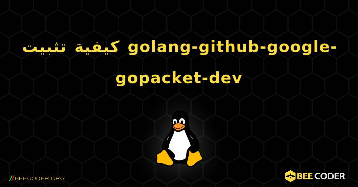 كيفية تثبيت golang-github-google-gopacket-dev . Linux