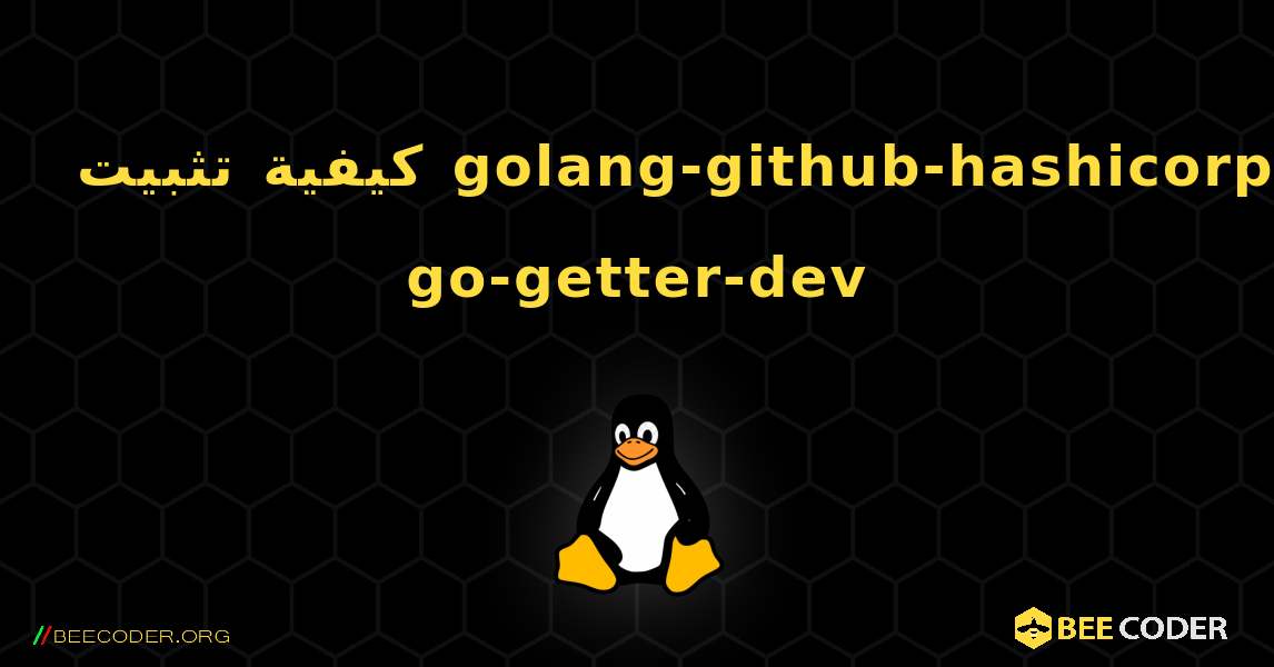 كيفية تثبيت golang-github-hashicorp-go-getter-dev . Linux