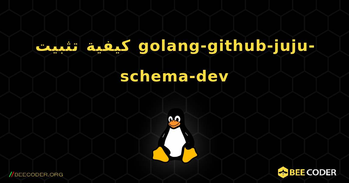 كيفية تثبيت golang-github-juju-schema-dev . Linux