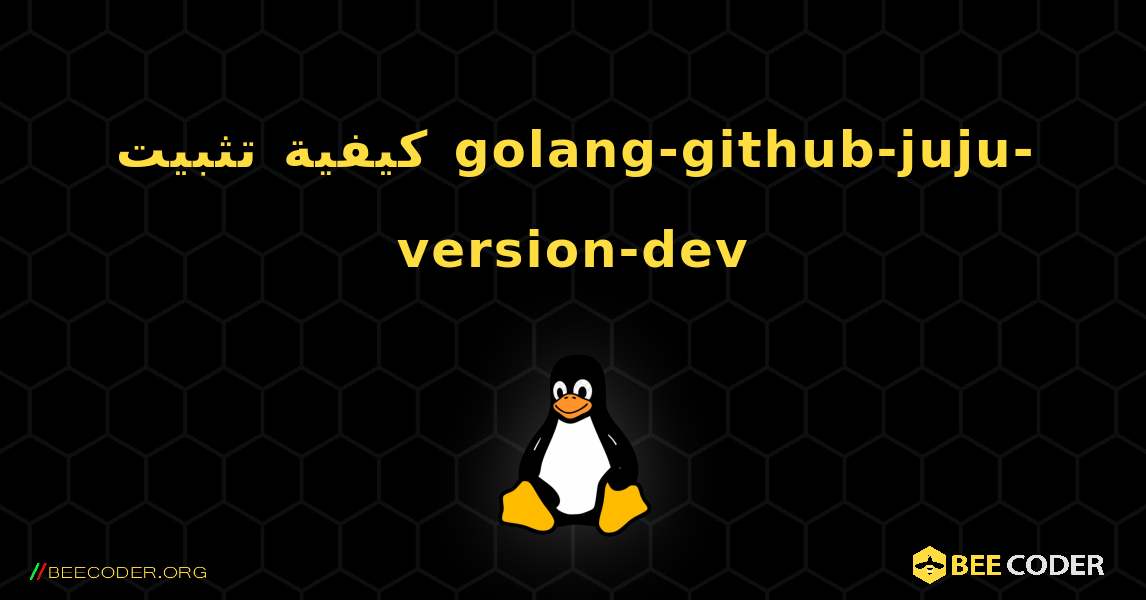 كيفية تثبيت golang-github-juju-version-dev . Linux