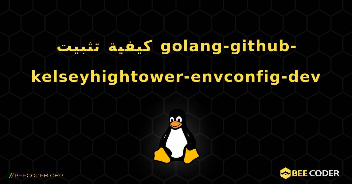 كيفية تثبيت golang-github-kelseyhightower-envconfig-dev . Linux