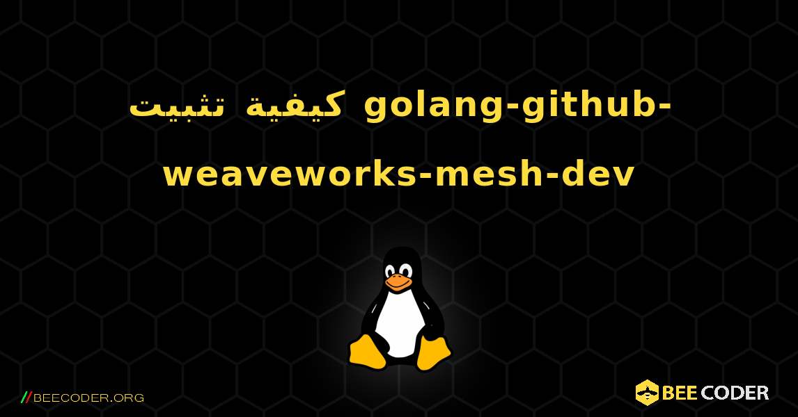 كيفية تثبيت golang-github-weaveworks-mesh-dev . Linux