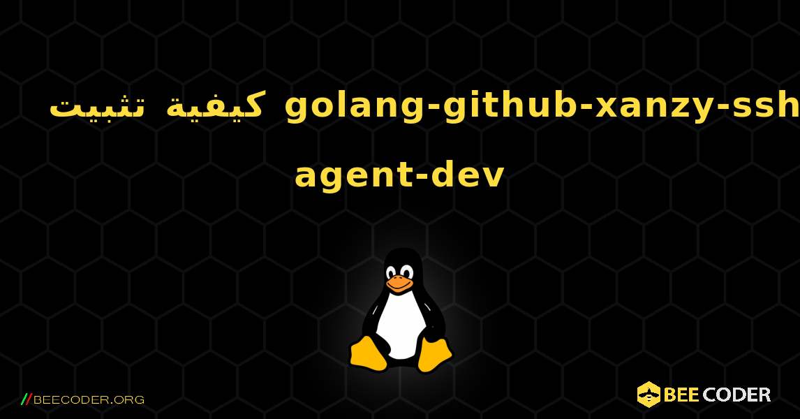 كيفية تثبيت golang-github-xanzy-ssh-agent-dev . Linux