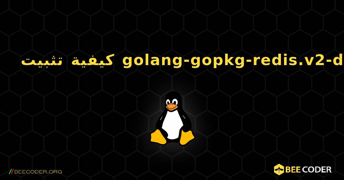 كيفية تثبيت golang-gopkg-redis.v2-dev . Linux