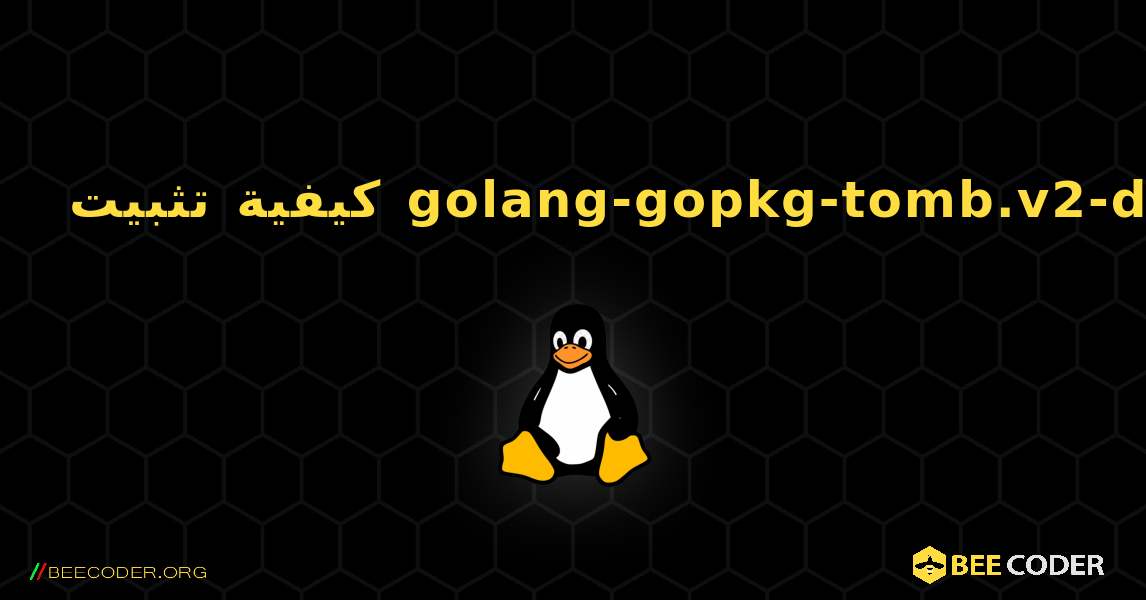 كيفية تثبيت golang-gopkg-tomb.v2-dev . Linux