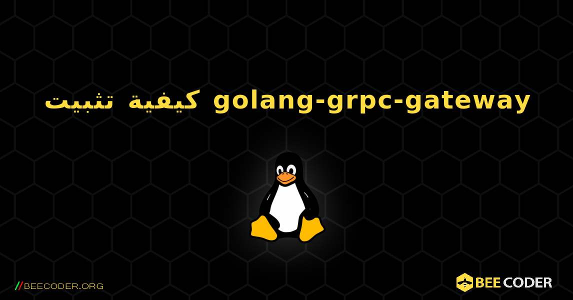 كيفية تثبيت golang-grpc-gateway . Linux