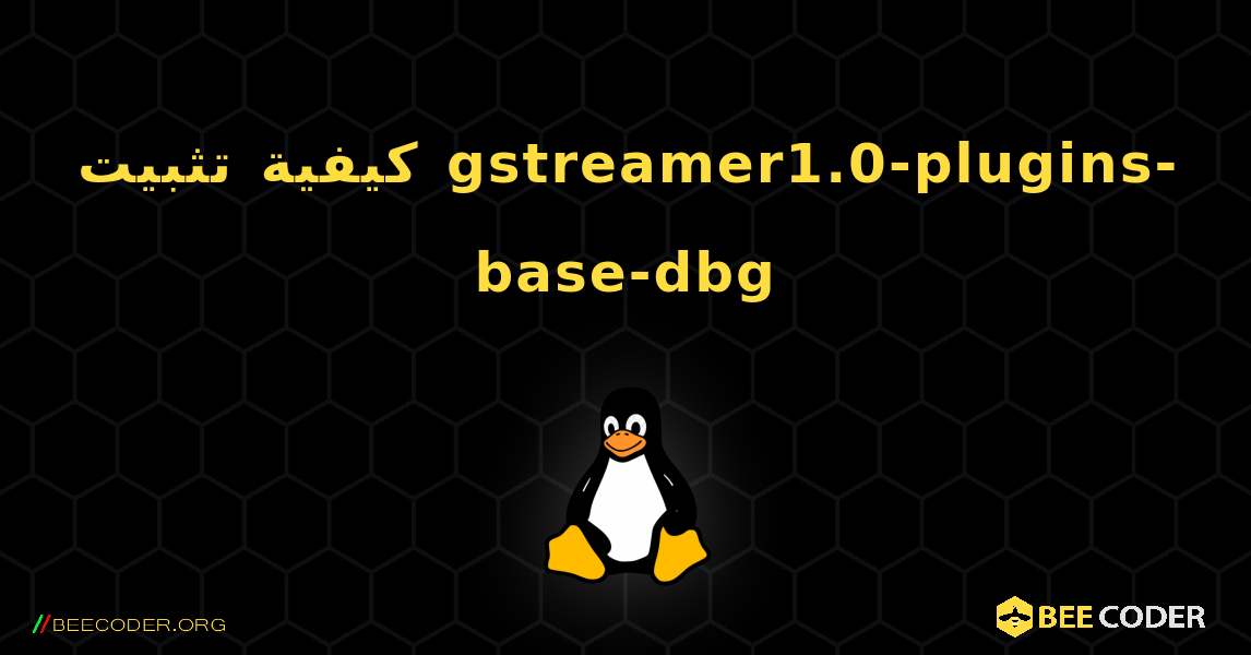 كيفية تثبيت gstreamer1.0-plugins-base-dbg . Linux