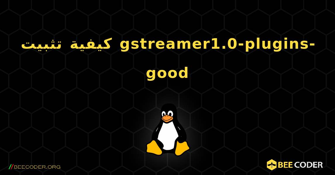 كيفية تثبيت gstreamer1.0-plugins-good . Linux
