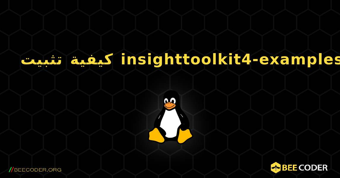 كيفية تثبيت insighttoolkit4-examples . Linux