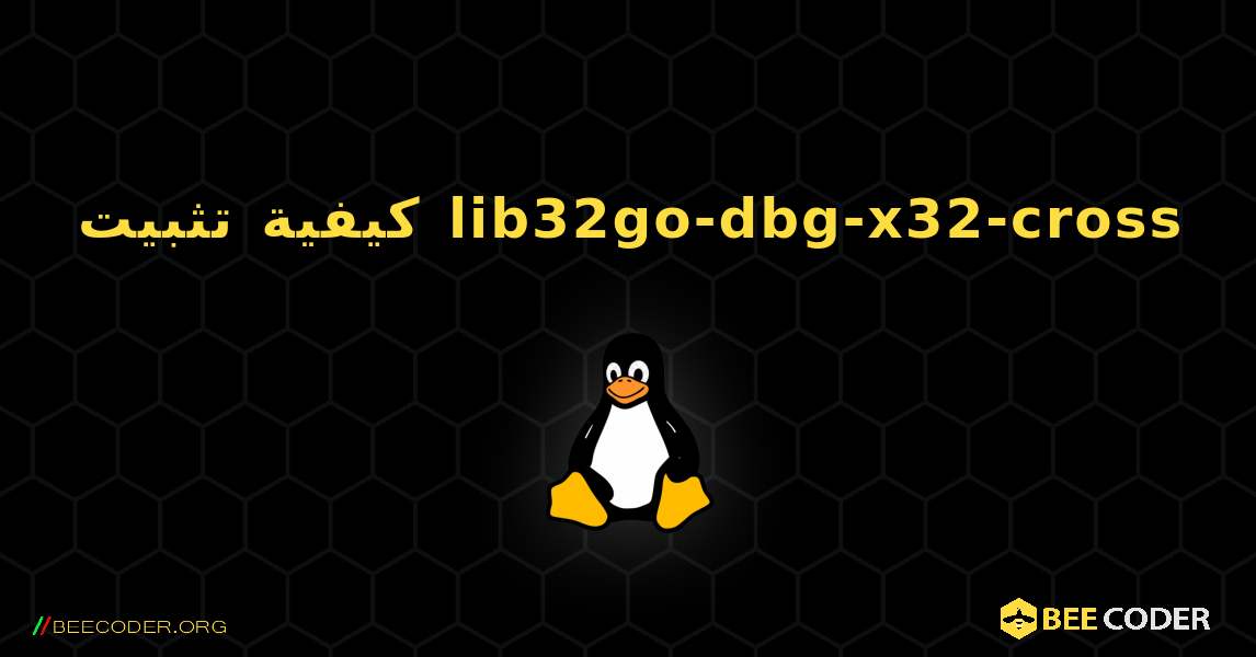 كيفية تثبيت lib32go-dbg-x32-cross . Linux