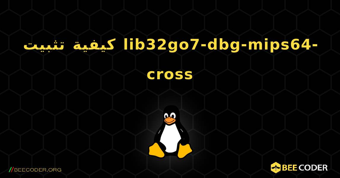 كيفية تثبيت lib32go7-dbg-mips64-cross . Linux