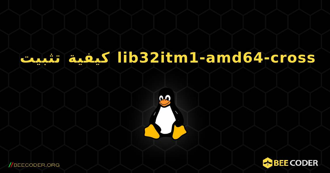 كيفية تثبيت lib32itm1-amd64-cross . Linux