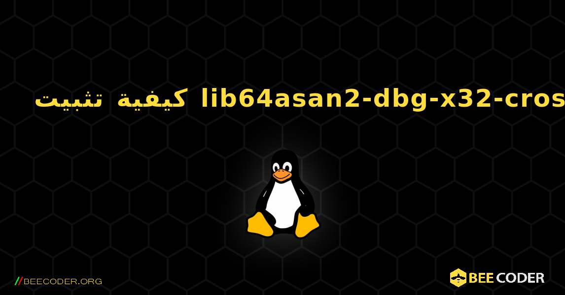 كيفية تثبيت lib64asan2-dbg-x32-cross . Linux