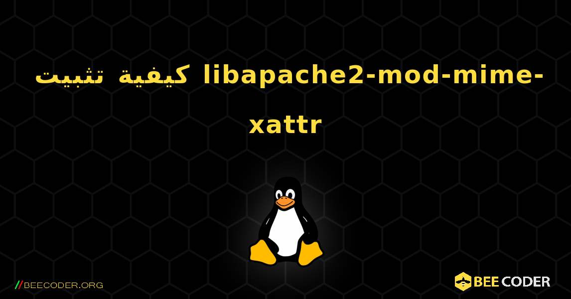 كيفية تثبيت libapache2-mod-mime-xattr . Linux