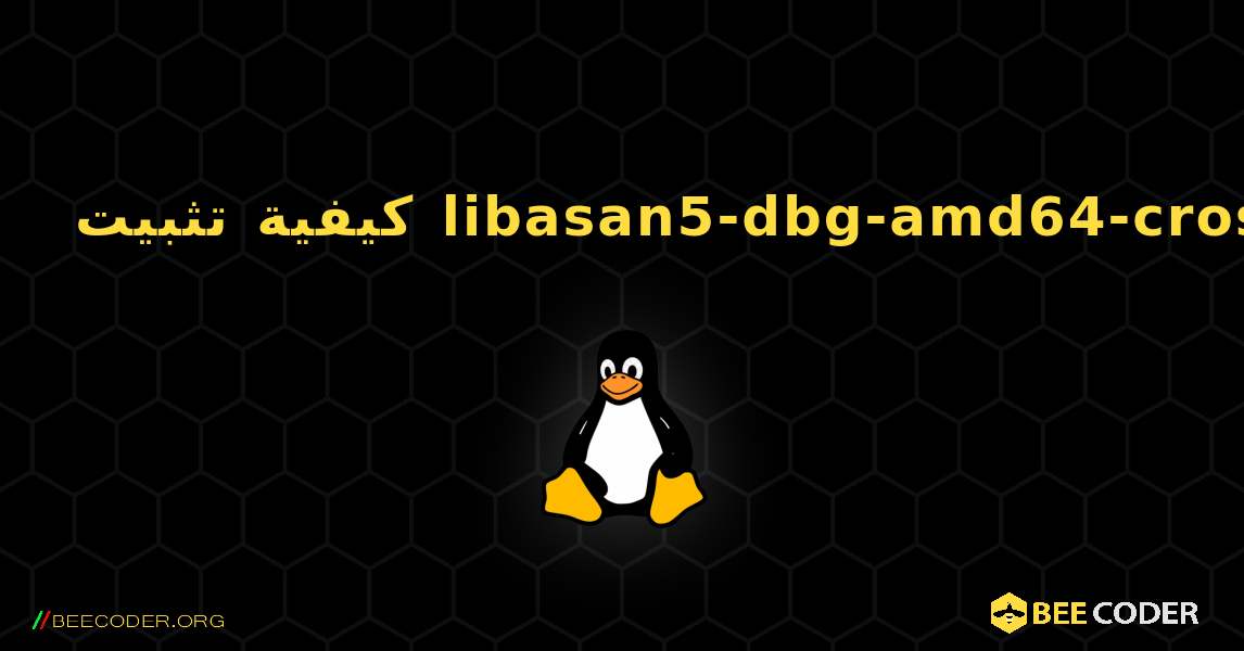 كيفية تثبيت libasan5-dbg-amd64-cross . Linux