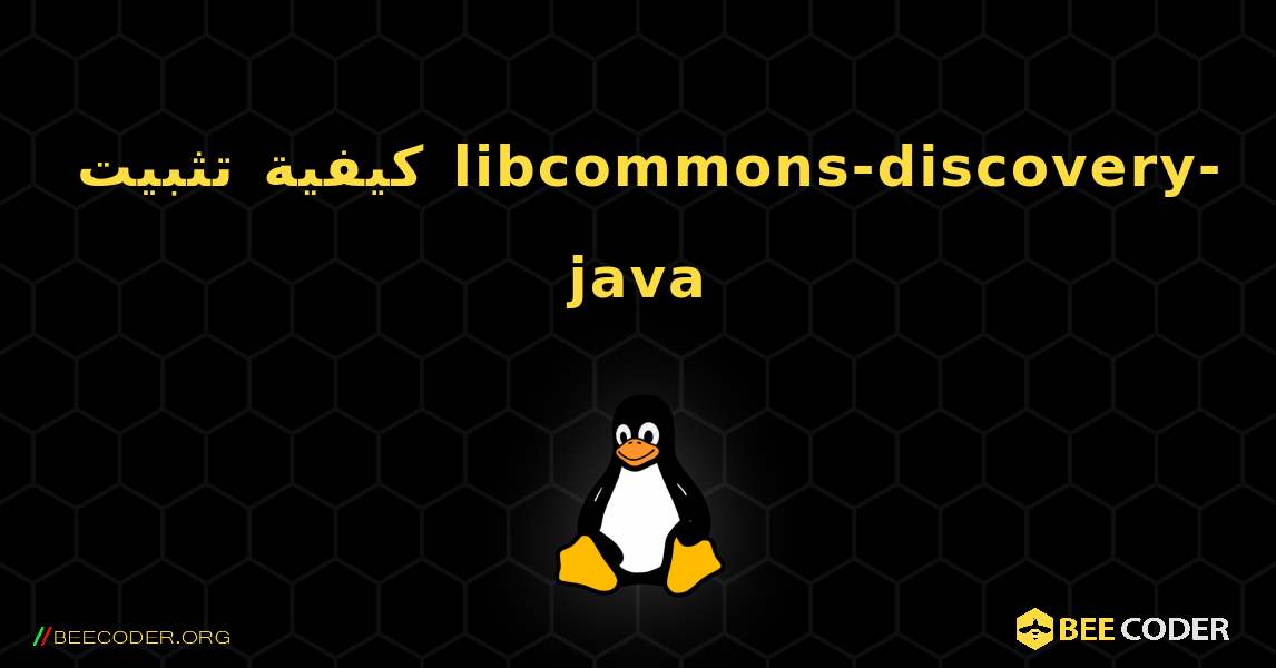 كيفية تثبيت libcommons-discovery-java . Linux