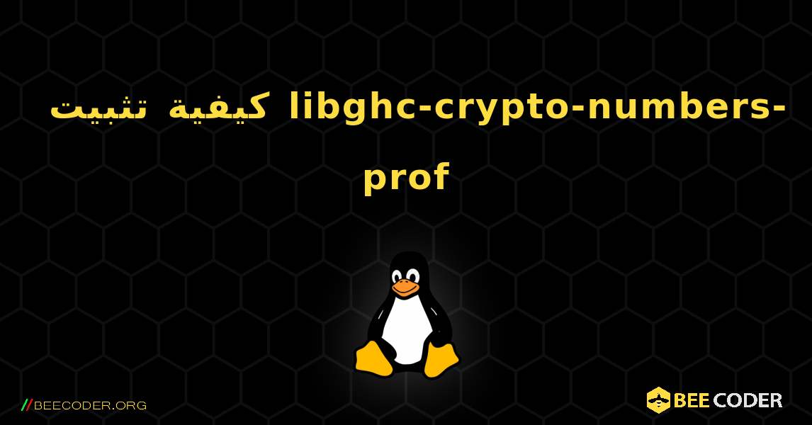 كيفية تثبيت libghc-crypto-numbers-prof . Linux