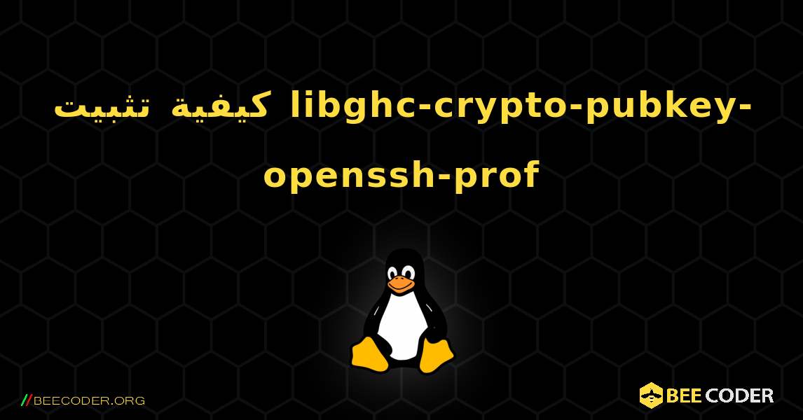 كيفية تثبيت libghc-crypto-pubkey-openssh-prof . Linux