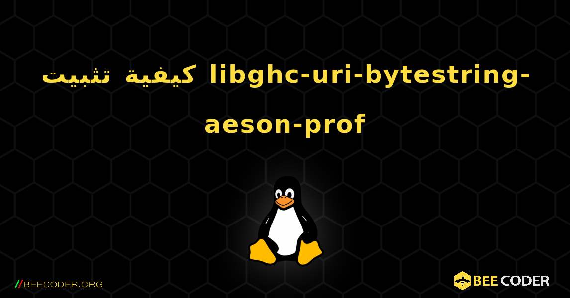 كيفية تثبيت libghc-uri-bytestring-aeson-prof . Linux