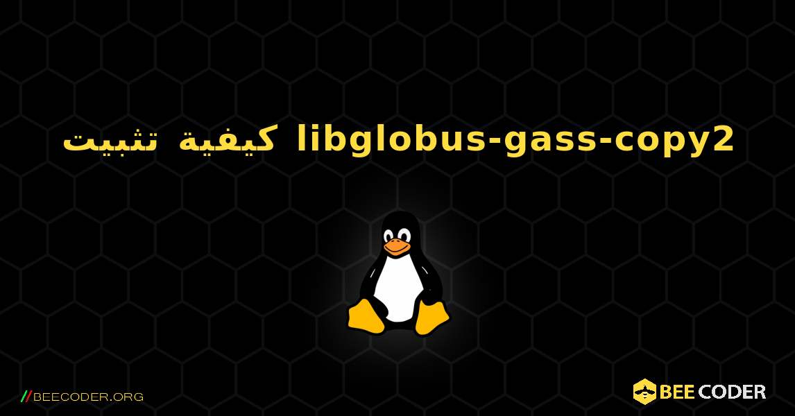 كيفية تثبيت libglobus-gass-copy2 . Linux