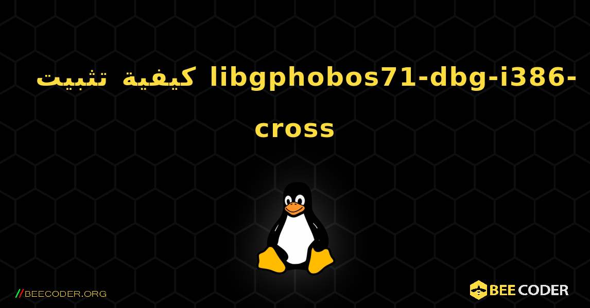 كيفية تثبيت libgphobos71-dbg-i386-cross . Linux