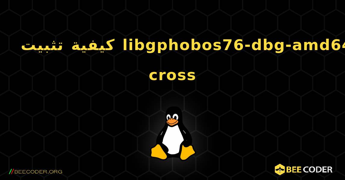 كيفية تثبيت libgphobos76-dbg-amd64-cross . Linux