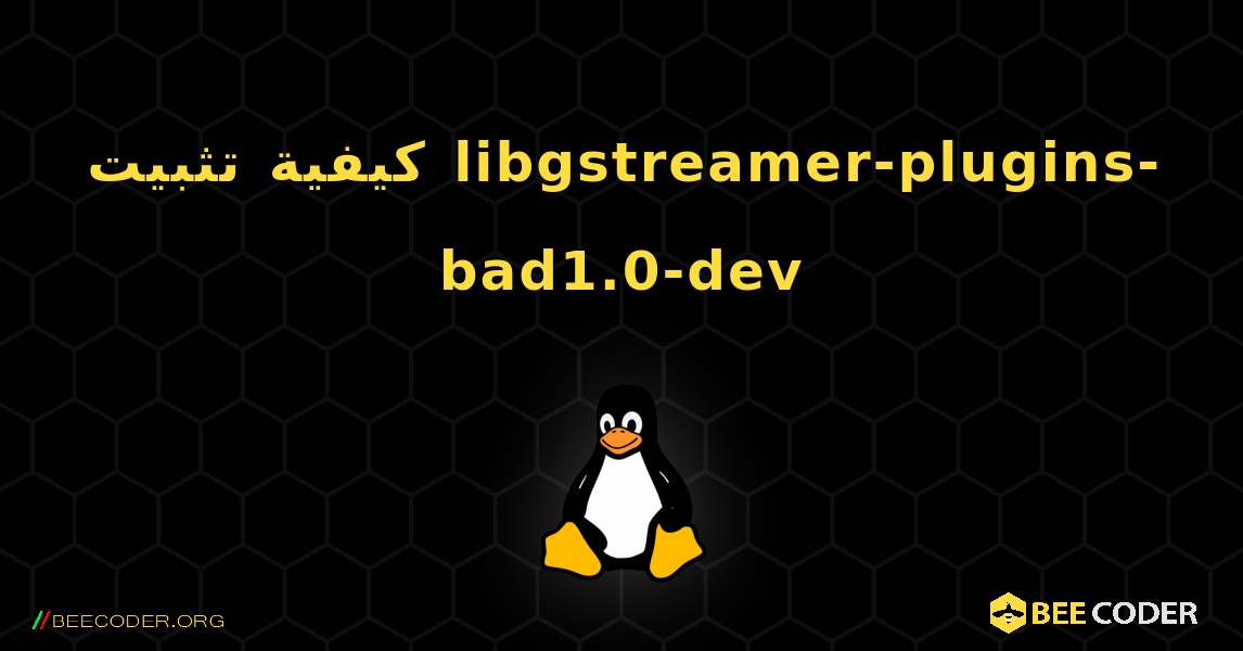 كيفية تثبيت libgstreamer-plugins-bad1.0-dev . Linux