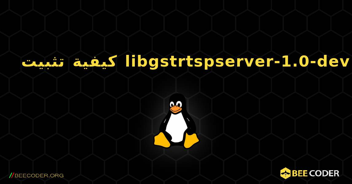 كيفية تثبيت libgstrtspserver-1.0-dev . Linux