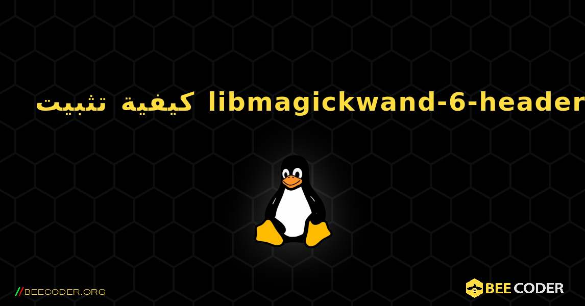 كيفية تثبيت libmagickwand-6-headers . Linux