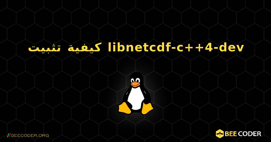 كيفية تثبيت libnetcdf-c++4-dev . Linux