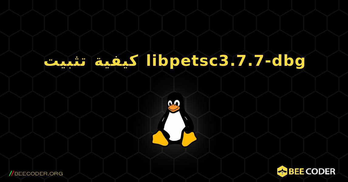 كيفية تثبيت libpetsc3.7.7-dbg . Linux