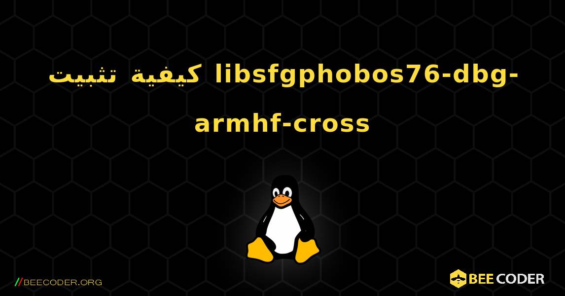 كيفية تثبيت libsfgphobos76-dbg-armhf-cross . Linux