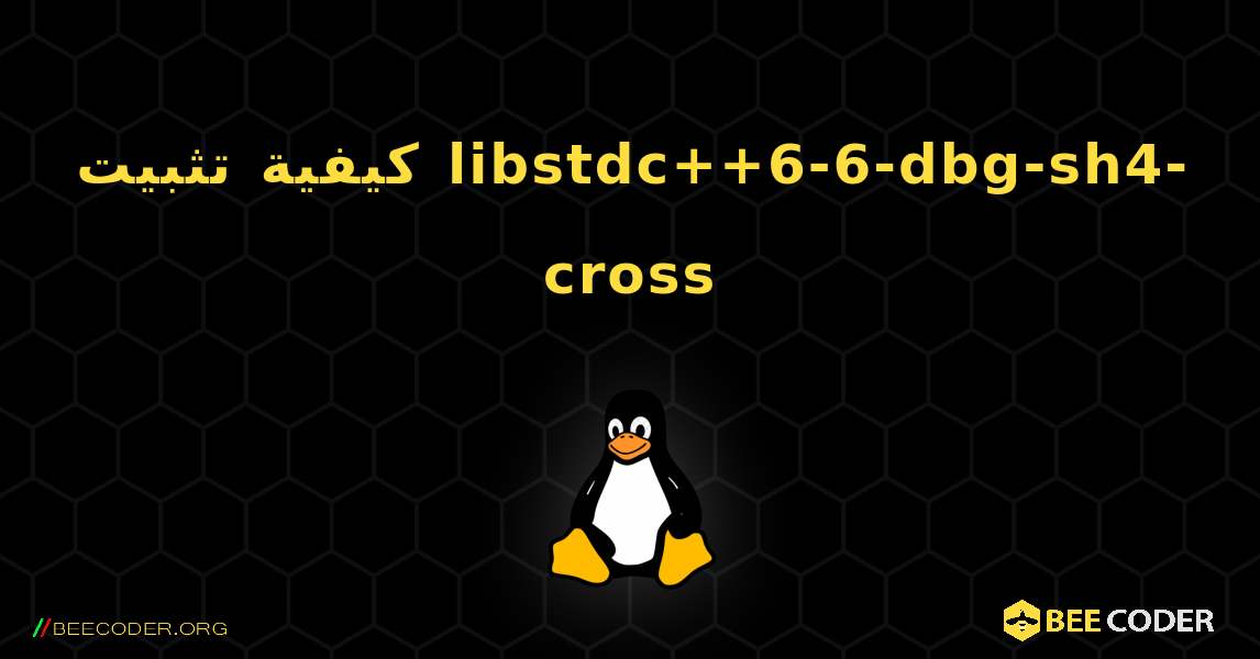 كيفية تثبيت libstdc++6-6-dbg-sh4-cross . Linux