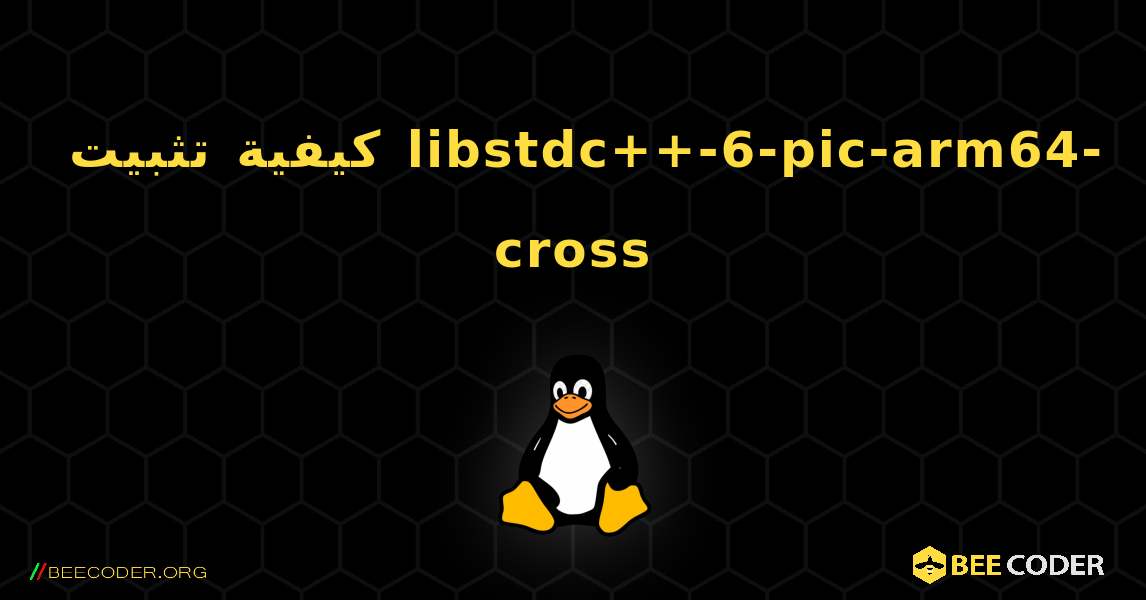كيفية تثبيت libstdc++-6-pic-arm64-cross . Linux