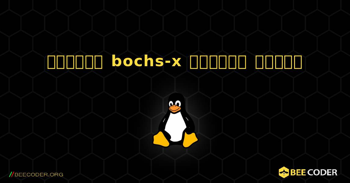 কিভাবে bochs-x  ইনস্টল করবেন. Linux
