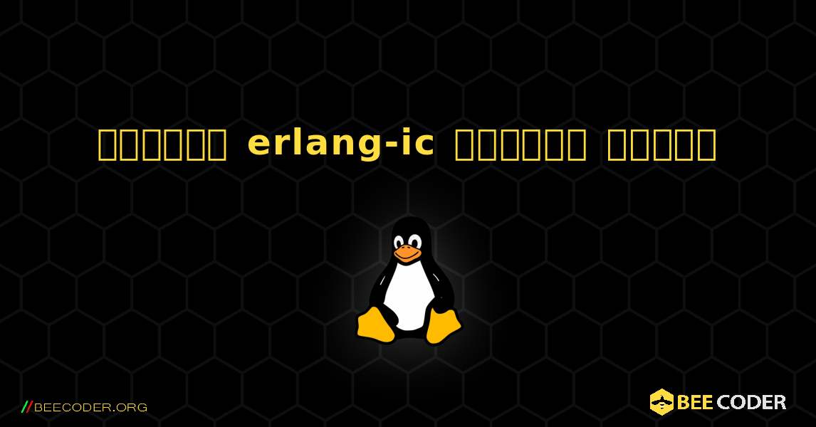 কিভাবে erlang-ic  ইনস্টল করবেন. Linux
