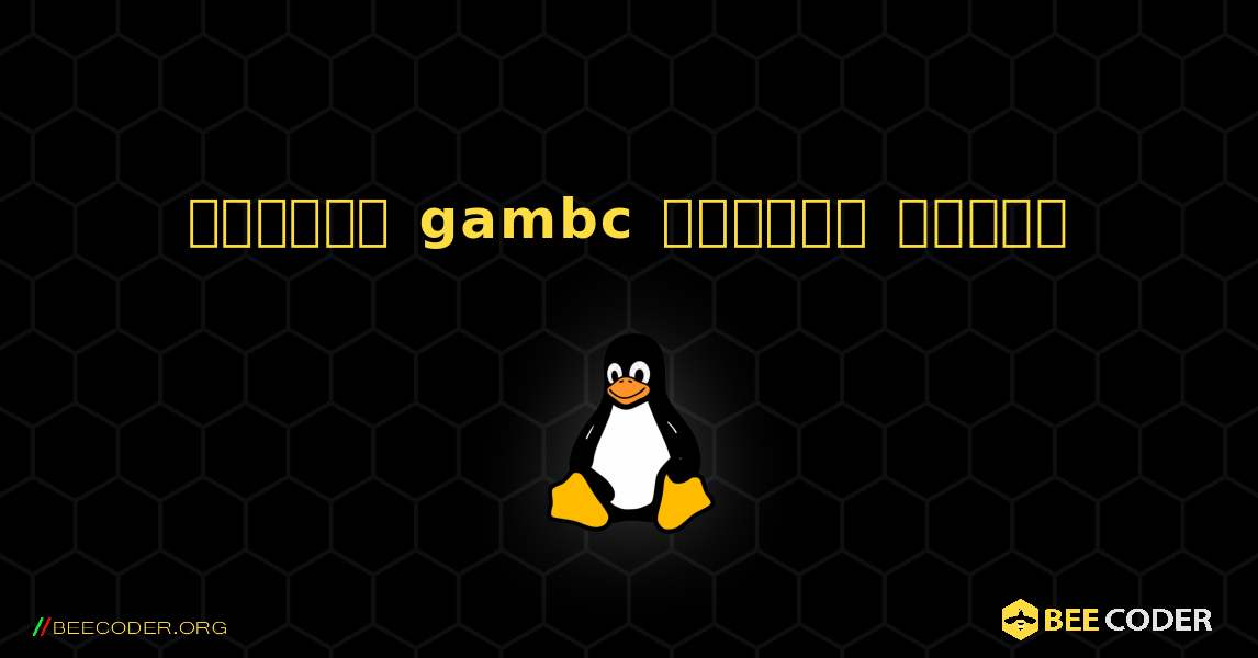 কিভাবে gambc  ইনস্টল করবেন. Linux