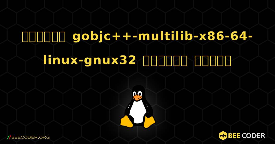 কিভাবে gobjc++-multilib-x86-64-linux-gnux32  ইনস্টল করবেন. Linux