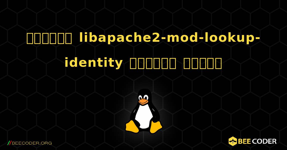 কিভাবে libapache2-mod-lookup-identity  ইনস্টল করবেন. Linux