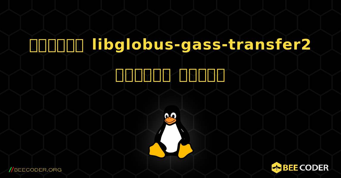 কিভাবে libglobus-gass-transfer2  ইনস্টল করবেন. Linux
