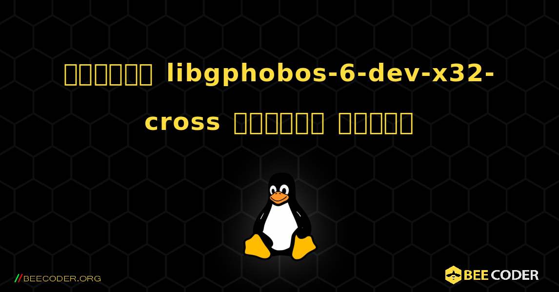 কিভাবে libgphobos-6-dev-x32-cross  ইনস্টল করবেন. Linux