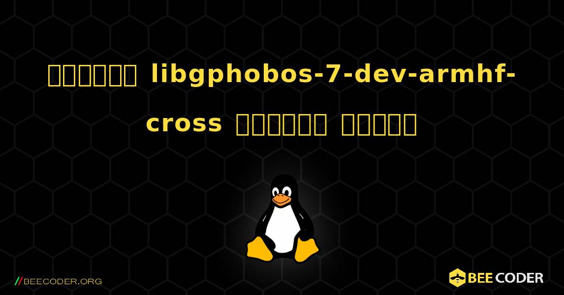 কিভাবে libgphobos-7-dev-armhf-cross  ইনস্টল করবেন. Linux
